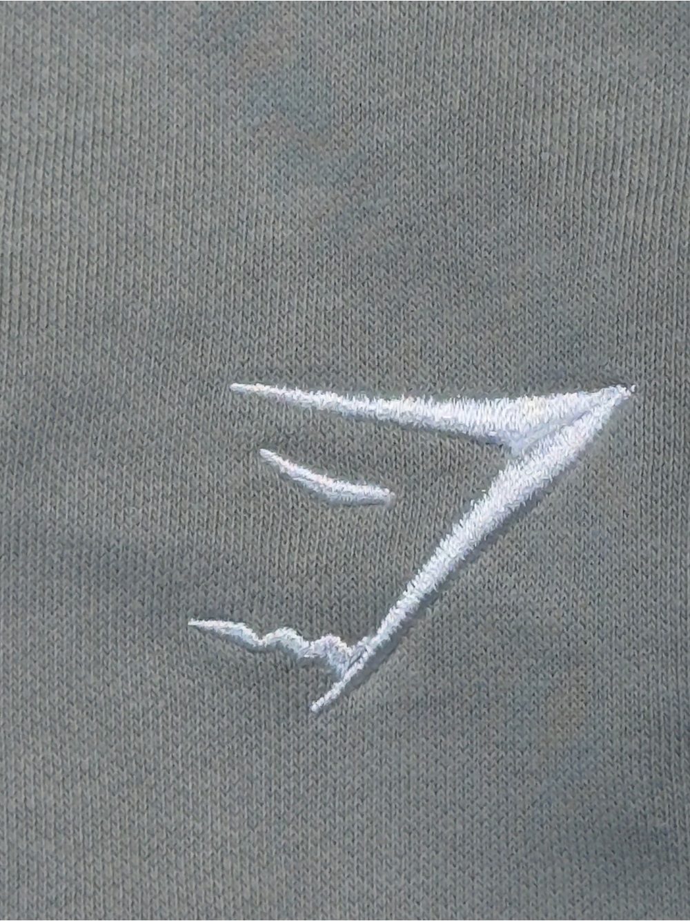 Gymshark Crest Joggers Mens Size Small Sage Green Tapered Sweatpants Snap Pocket - Picture 4 of 7